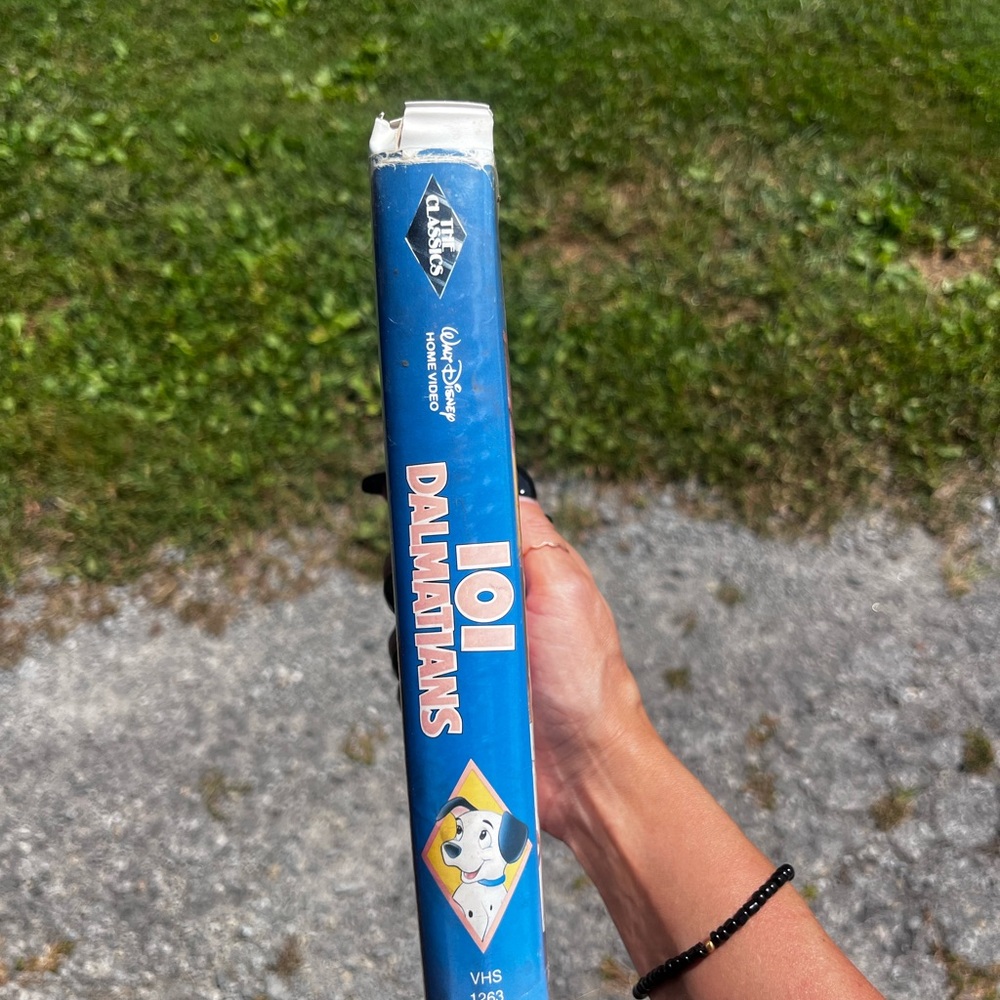 Disney 101 Dalmatians original VHS with black diamon